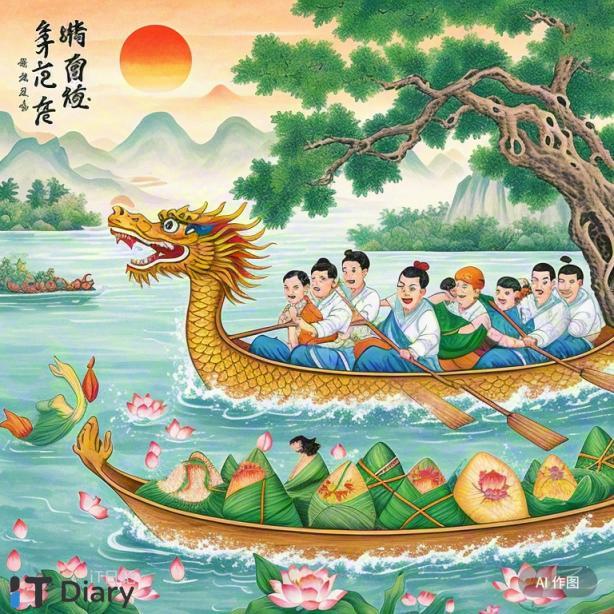 粽叶飘香忆端阳，又一年端午节了，祝大家节日快乐！-第1张图片-iT日记
